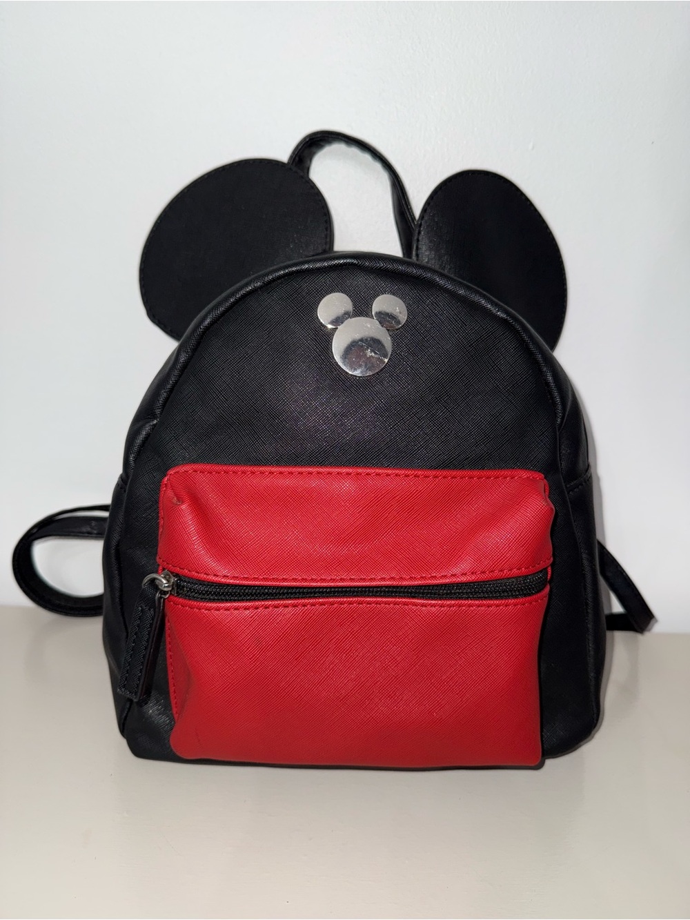 Disney Black and Red Mickey Ear Mini Backpack
